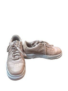 Nike Air Force 1 pixel wms pink white leather low top sneakers sz 9.5 SKU 10-465